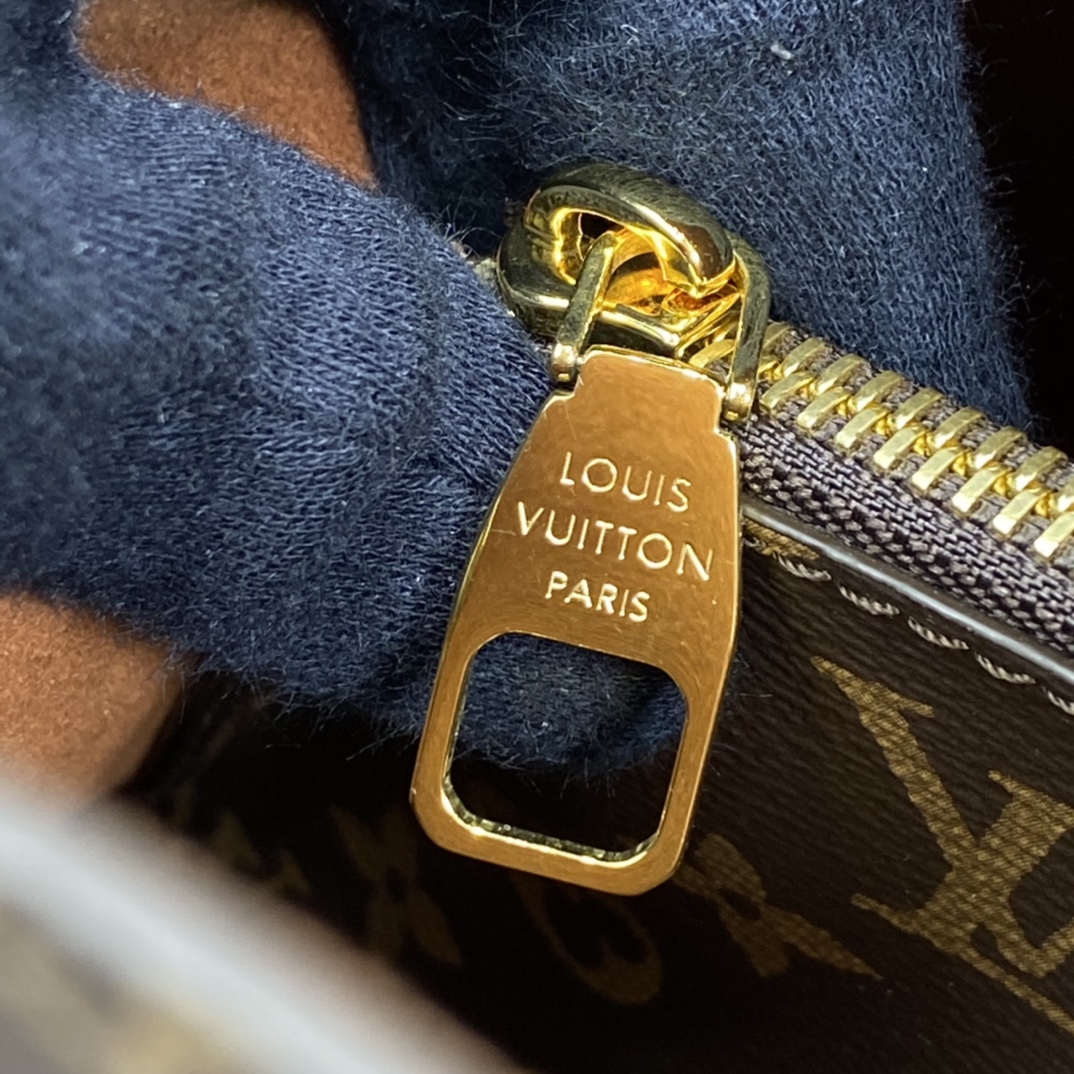 Louis Vuitton NEONOE MM Bucket Bag Monogram M44887 Caramel